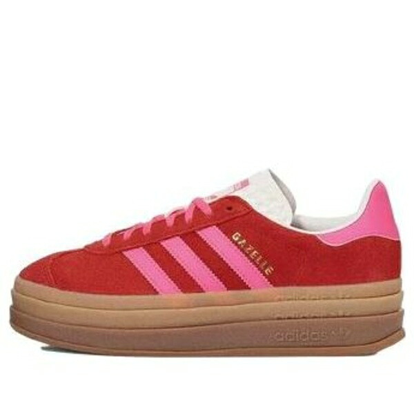 adidas アディダス レディース スニーカー  【(WMNS) adidas Gazelle Bold \u0027Collegiate Red Lucid Pink\u0027 IH7496】  大きさ US_W_11