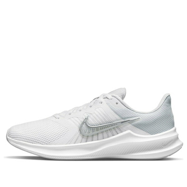 Nike ナイキ レディース スニーカー  【(WMNS) Nike Downshifter 11 \u0027White Metallic Silver\u0027 CW3413-100】  大きさ US_W_11