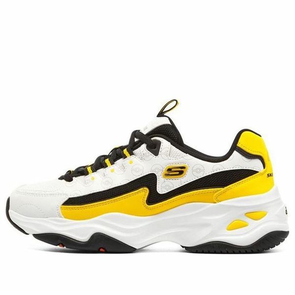 Skechers スケッチャーズ レディース スニーカー 【(WMNS) Skechers D'Lites 4.0 'White Yellow' 800004-WYL】 サイズ US_6.5(23.5cm)|asty