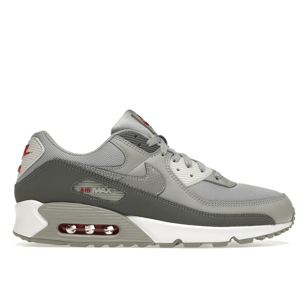 Nike ナイキ メンズ スニーカー 【Nike Air Max 90 Grey Red】 サイズ US_12(30.0cm) Grey/Red/White|asty