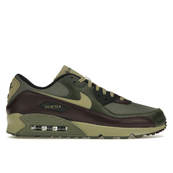 Nike ナイキ メンズ スニーカー 【Nike Air Max 90 Gore-Tex Medium Olive】 サイズ US_7(25.0cm) Medium Olive/Cargo Khaki/Burgundy Crush/Neutral Olive|asty