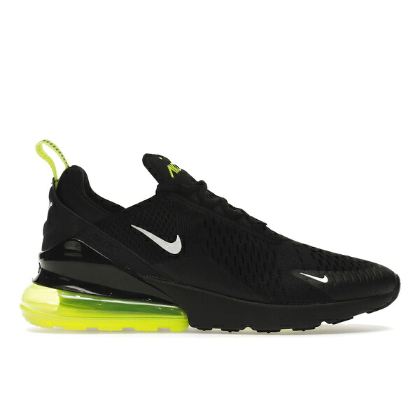 Nike ナイキ メンズ スニーカー  【Nike Air Max 270 Black Neon】  大いさ US_8.5(26.5糎) Black/Volt/Reflect Silver/White スニーカー-メンズ靴
