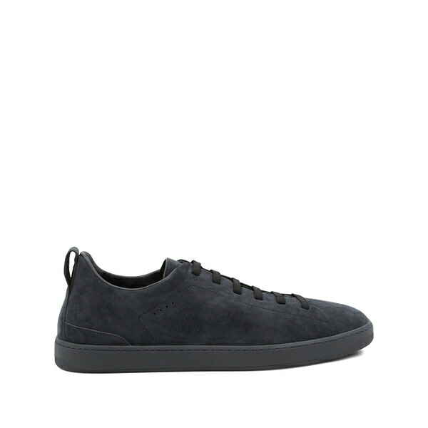 教会堂 メンズ スニーカー シューズ Lace-up pull tab sneakers Black