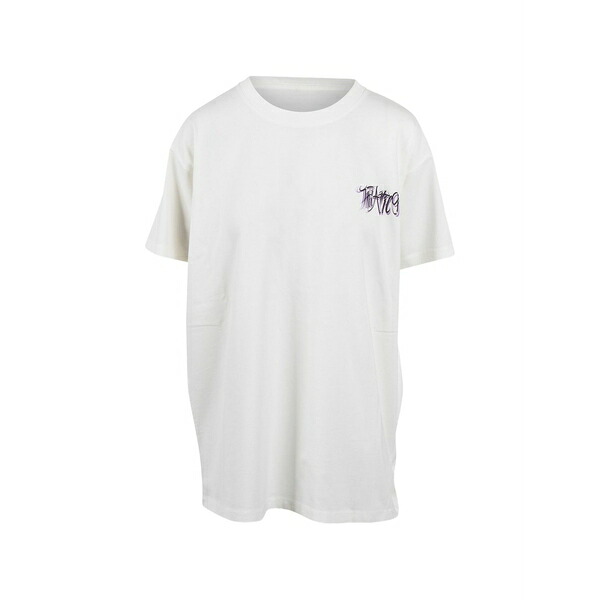 ジ アティコ レディース プルオーバー トップス Logo-print t-shirt White