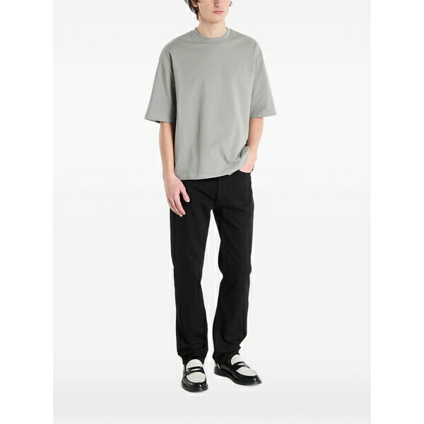 カルバンクライン メンズ ティーシャツ トップス Pique t-shirt Grey
