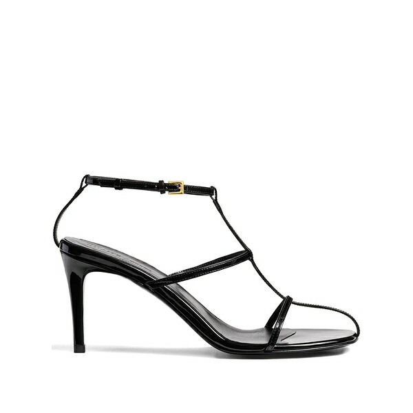 紙凧 レディース サンダル シューズ 75粍 cage sandals Black