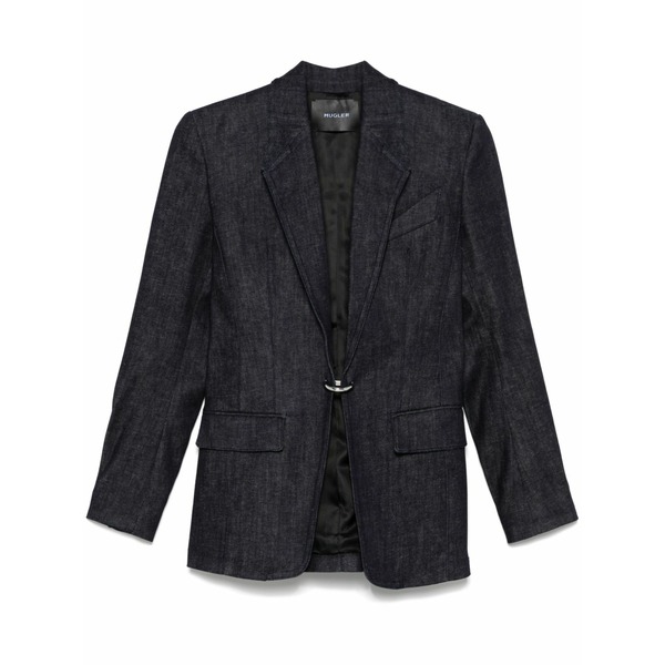 マグラー レディース 上衣＆上衣 アウター Pierced tailored blazer Blue