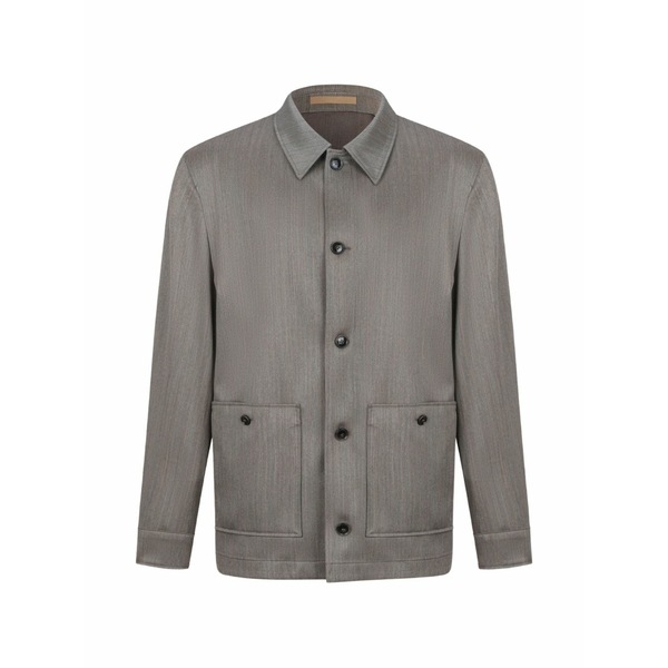 主任者 メンズ 上衣＆上衣 アウター Button pocket jacket Green