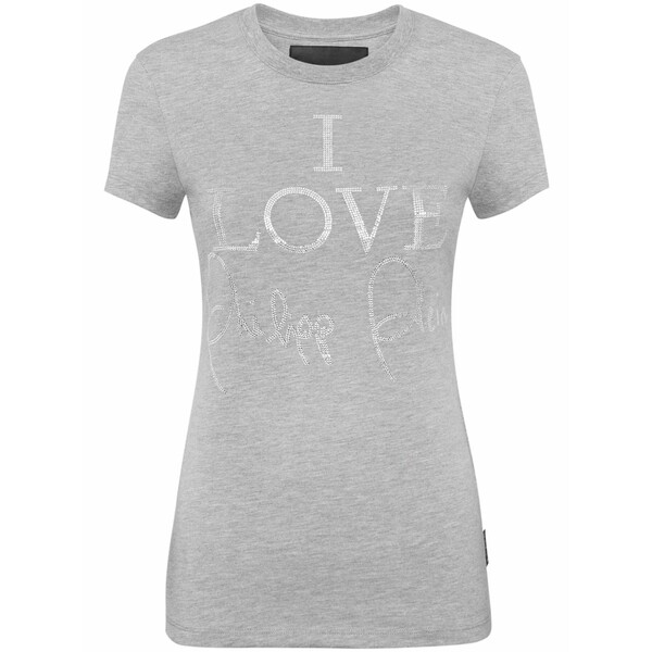 フィリップ飾り気の無い レディース プルオーバー トップス Pure t-shirt  Grey