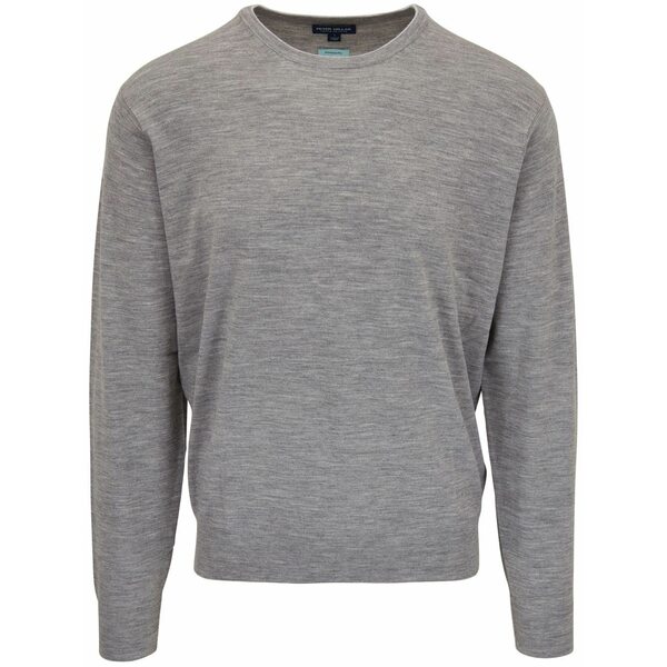 ピーター・銀鏡 メンズ 編み物\u0026ティーシャツ アウター Crew-neck knit jumper Grey