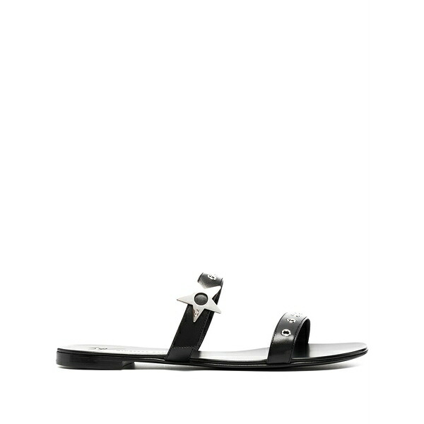 ジュゼッペザノッティ レディース サンダル シューズ Star-embellishment flat sandals Black