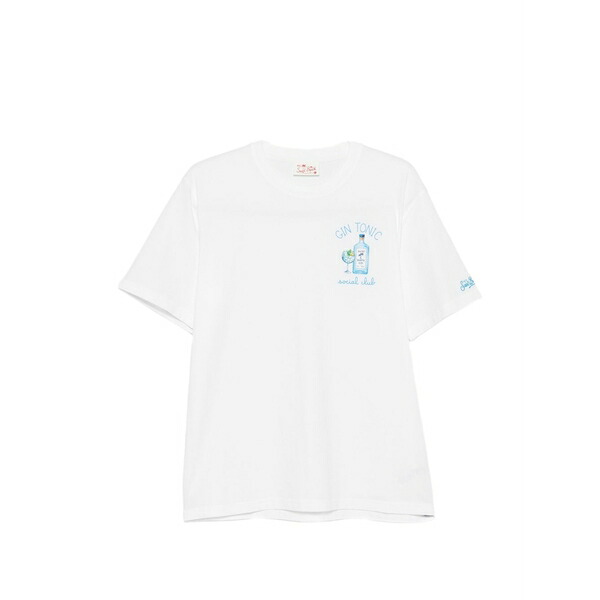 エムシーツーセイントバース メンズ プルオーバー トップス Graphic-print t-shirt White