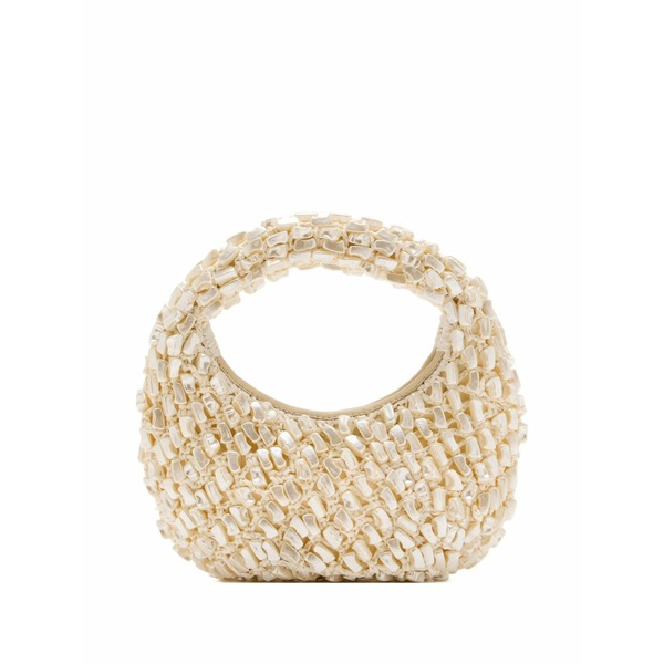 ステゥド レディース トートバッグ 御徒面子 Reef beaded handbag Neutrals