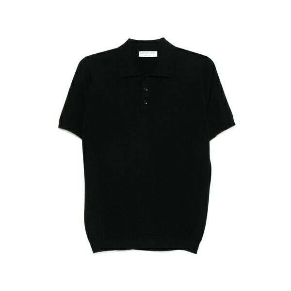 ジョルディーズ メンズ スポーツシャツ トップス Short-sleeve polo shirt Black