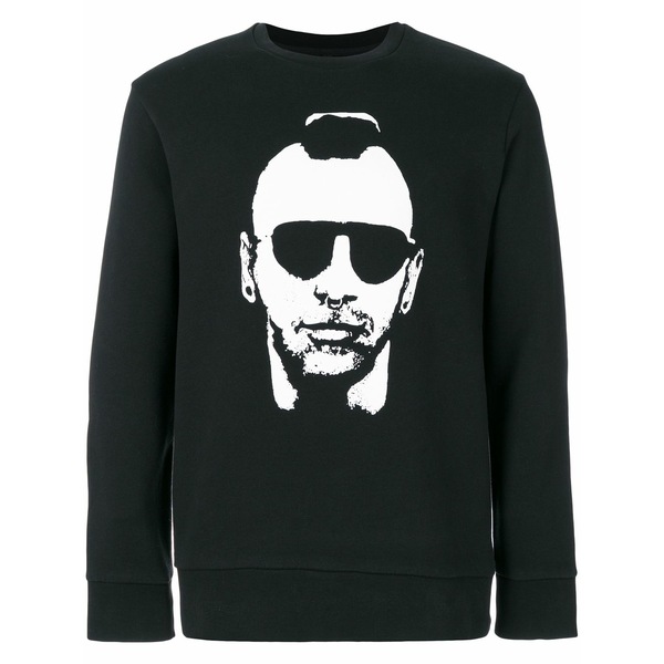 ニールバレット メンズ パーカー・スウェットシャツ アウター Long sleeved sweater Black