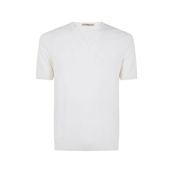 ノール メンズ Tシャツ トップス Ribbed t-shirt Neutrals｜asty