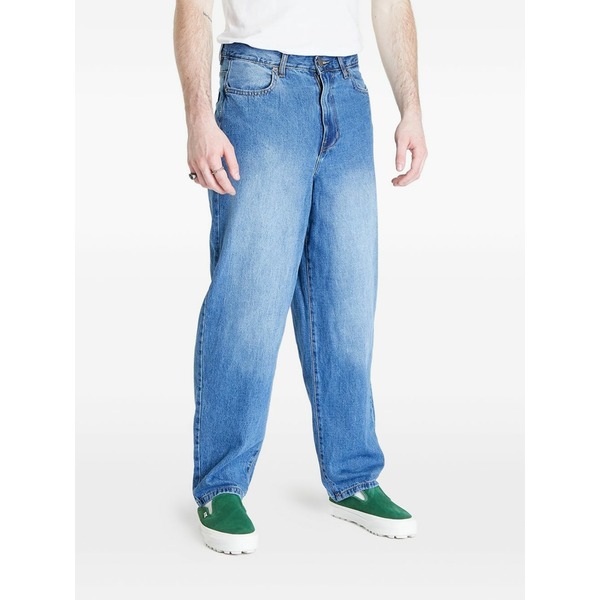 アーバン クラシックス メンズ 心地よいズボン下 ボトムス 90\u0027s faded-wash jeans Blue