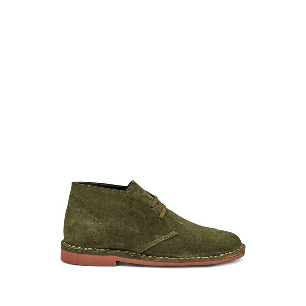 御上さん メンズ ブーツ シューズ Lace-up desert boots Green