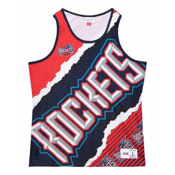 ミッチェル\u0026ネス メンズ ティーシャツ トップス Jumbotron 2.0 houston rockets round-neck tank top Red