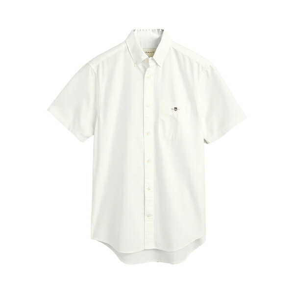 ガント メンズ プルオーバー トップス Short-sleeve pocket shirt White