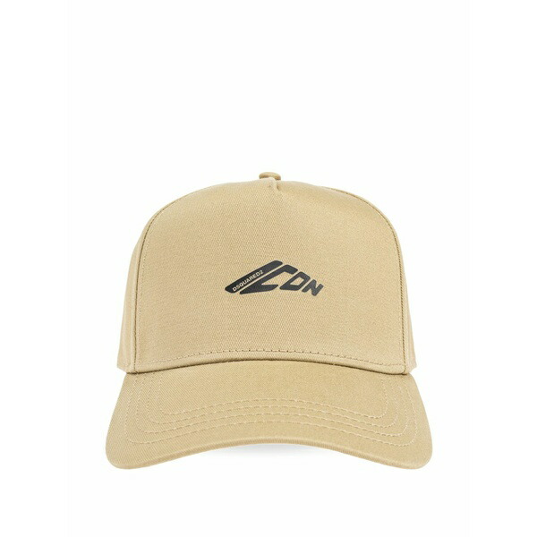 ディースクエアード メンズ かぶり笠 佩び物 Icon-print cap Neutrals