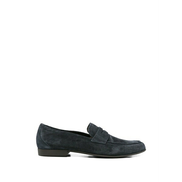 フラテッリ ロセッティ メンズ スリッポン・ローファー シューズ Penny-slot loafers Blue|asty