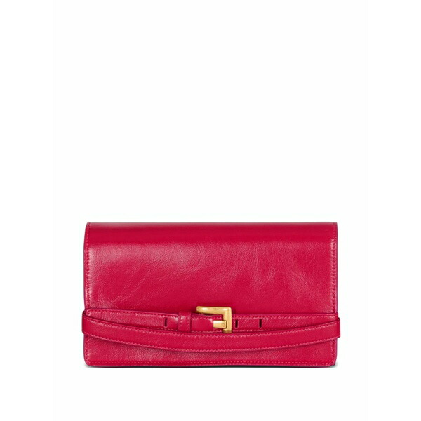 バルマン レディース クラッチペダル御徒面子 御徒面子 Belt-detail clutch bag Pink