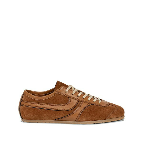 ドリス・ヴァン・ノッテン レディース スニーカー シューズ Suede panelled sneakers Brown