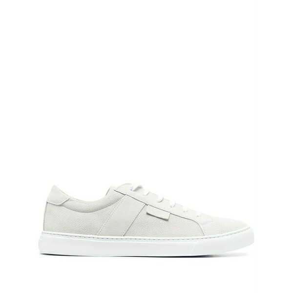 ビリオネア メンズ スニーカー シューズ Low top leather sneakers White