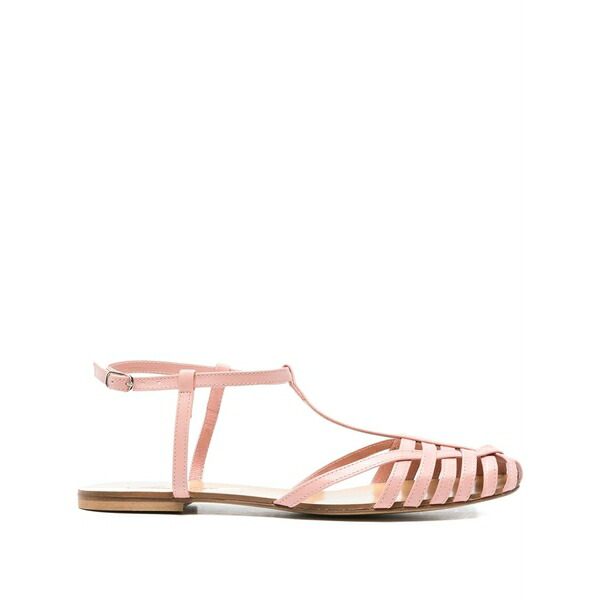 アンナ・エフ レディース サンダル シューズ 512 t-赤ちょうちん caged sandals Pink