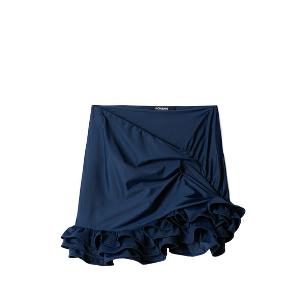 ジャクエムス レディース スコート ボトムス Jupe playa ruffled mini skirt Blue