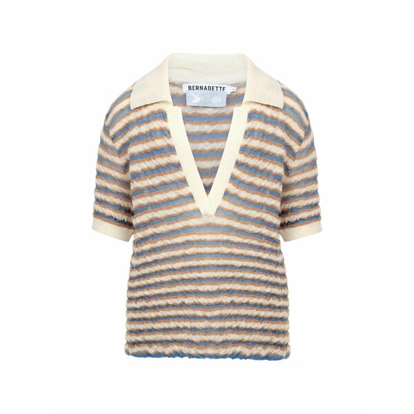 バーナデット レディース ティーシャツ トップス Ophelia polo-collar shirt Blue