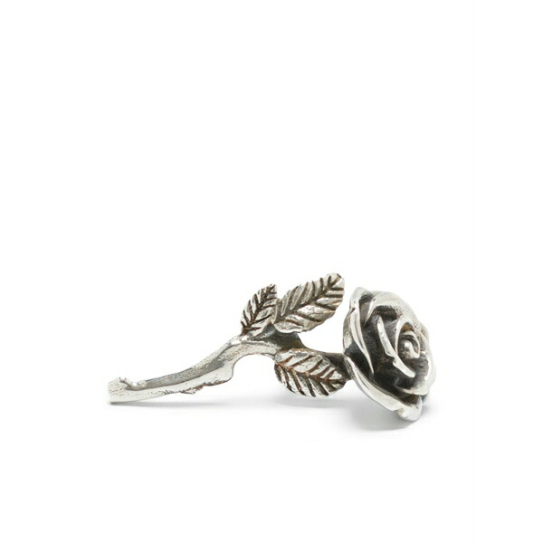 エマニュエレ ビコッキ メンズ ピアス・イヤリング 付属物 Wild rose stud earring Silver