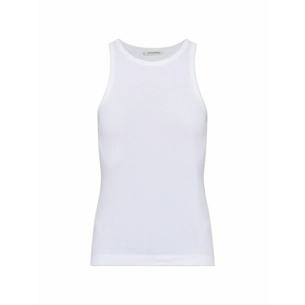 バイマレンバーガー レディース カットソー トップス Mani ribbed-knit tank top White