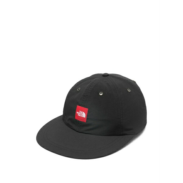 ノースフェイス メンズ 帽子 アクセサリー Logo-patch baseball cap Black|asty
