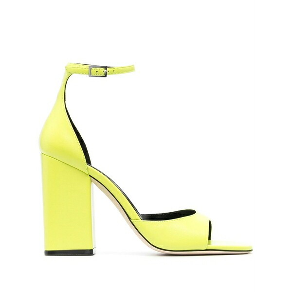 光の都市テキサス州 レディース サンダル シューズ Fiona 100粍 block-heel sandals Green