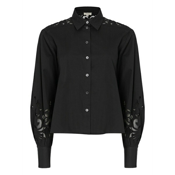 テンパリーロンドン レディース ティーシャツ トップス Nelle shirt  Black