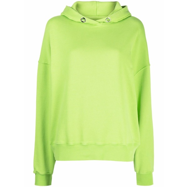クリスジョイ レディース パーカー・スウェットシャツ アウター Route graphic-print hoodie Green