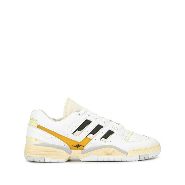 アディダス メンズ スニーカー シューズ Torsion lace up sneakers White