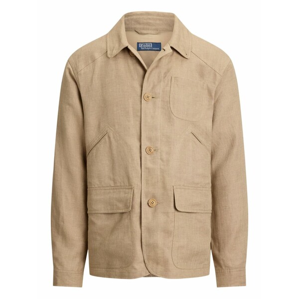 ラルフローレン メンズ 上衣＆上衣 アウター Herringbone pocket jacket Neutrals