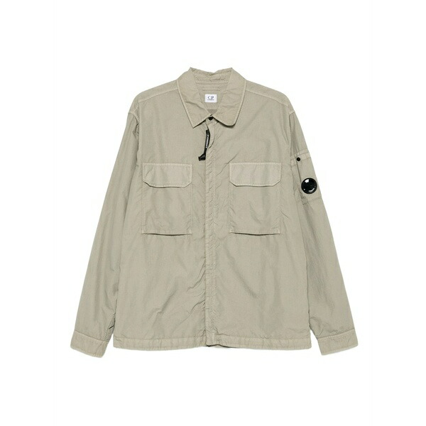 シーピーカンパニー メンズ ジャケット＆ブルゾン アウター Pocket-detail lens jacket Grey｜asty