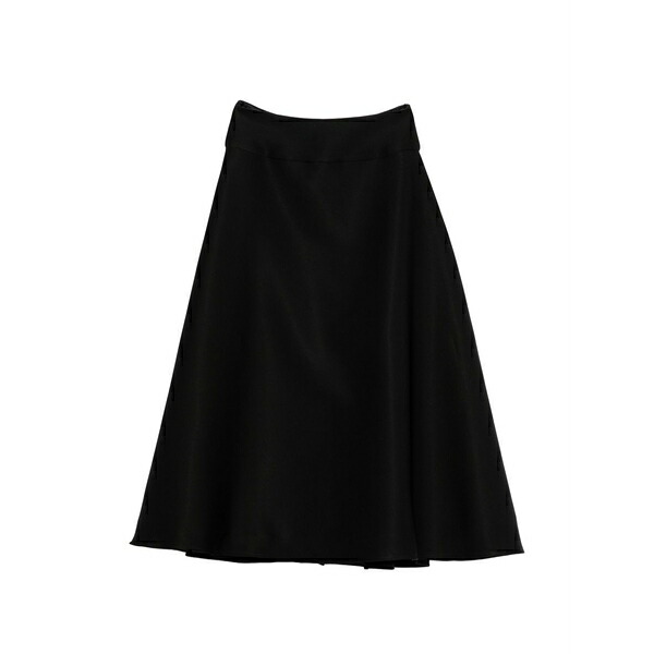 デヴィッド コーマ レディース スカート ボトムス A-line midi skirt Black|asty
