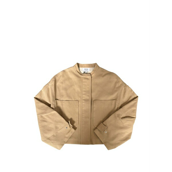 住みか 稲荷 レディース 上衣＆上衣 アウター Pocket-details cotton jacket Neutrals