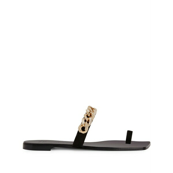 ジュゼッペザノッティ レディース サンダル シューズ Berenicee chain leather sandals Black