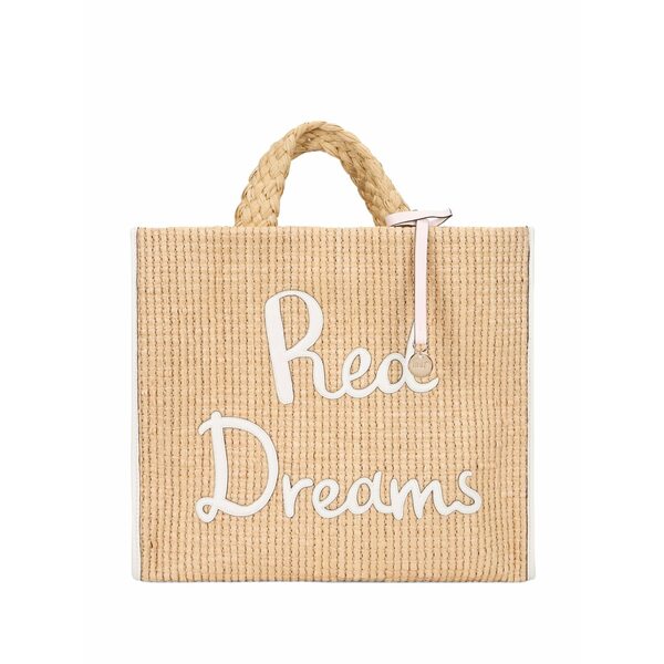 レッドヴァレンティノ レディース トートバッグ 御徒面子 Woven tote bag Neutrals