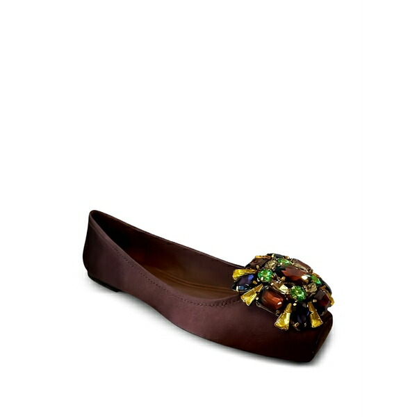 ジェフリー キャンベル レディース サンダル シューズ Square-toe ballet flats Brown