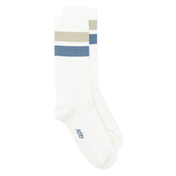 オートリー メンズ 靴下 アンダーウェア Striped socks White｜asty 11,535円