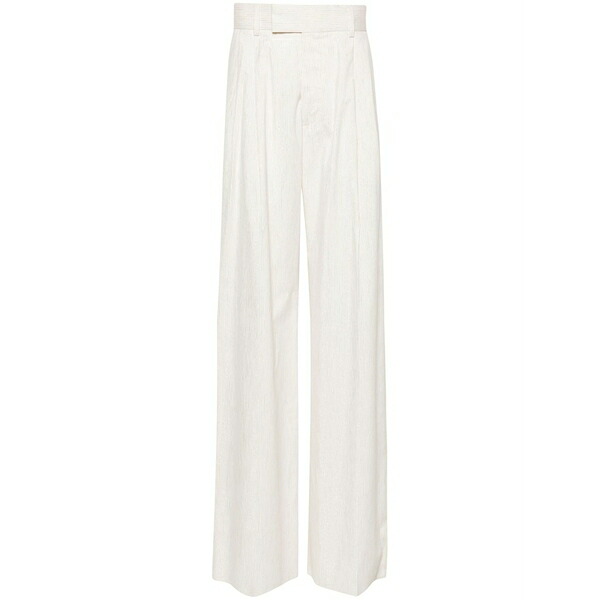アミリ メンズ 心地よいズボン下 ボトムス High-waist wide-leg trousers Neutrals