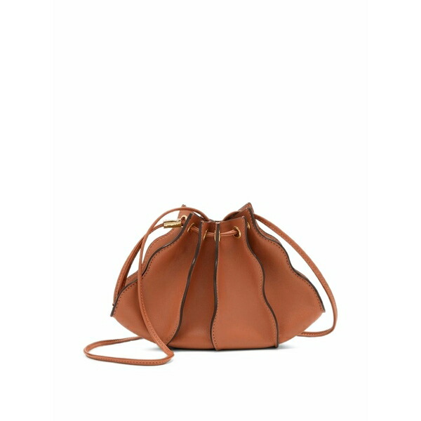 ウラ・ジョンソン レディース ショルダーバッグ 御徒面子 Small adria crossbody bag Brown