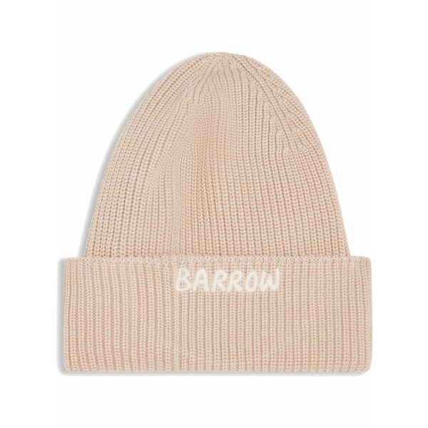 バロウ メンズ 鳥打ち帽 付属物 Logo beanie hat Neutrals